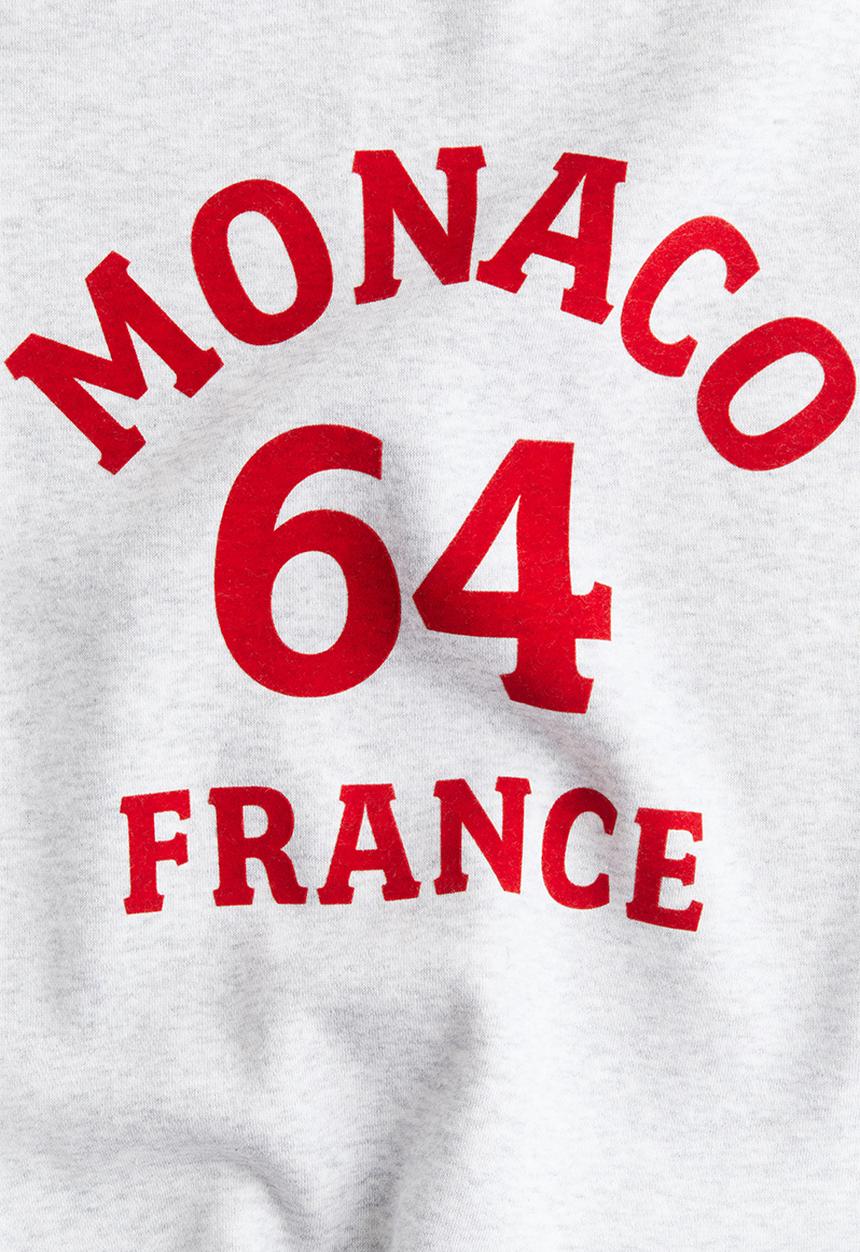 H&M - Text-motif sweatshirt - light grey marl monaco