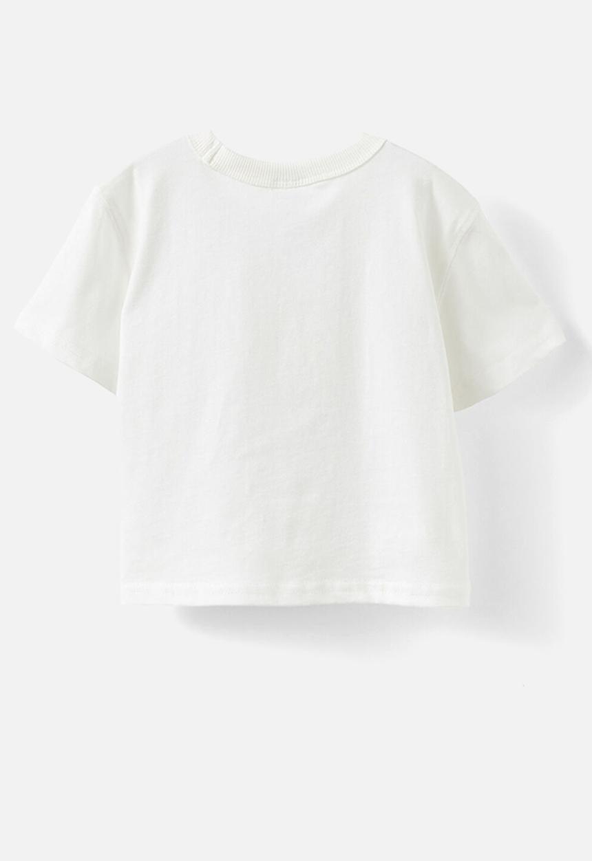 Cotton On - Bobbi short sleeve graphic tee - vanilla/mon cheri