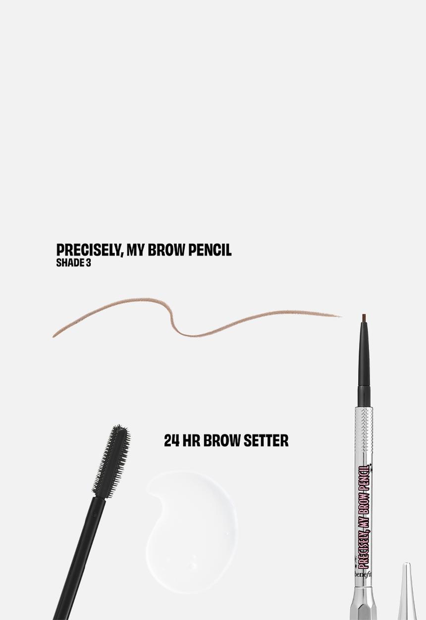 Benefit Cosmetics - Precisely My Brow 3 Pencil & 24hr Brow Trial Set