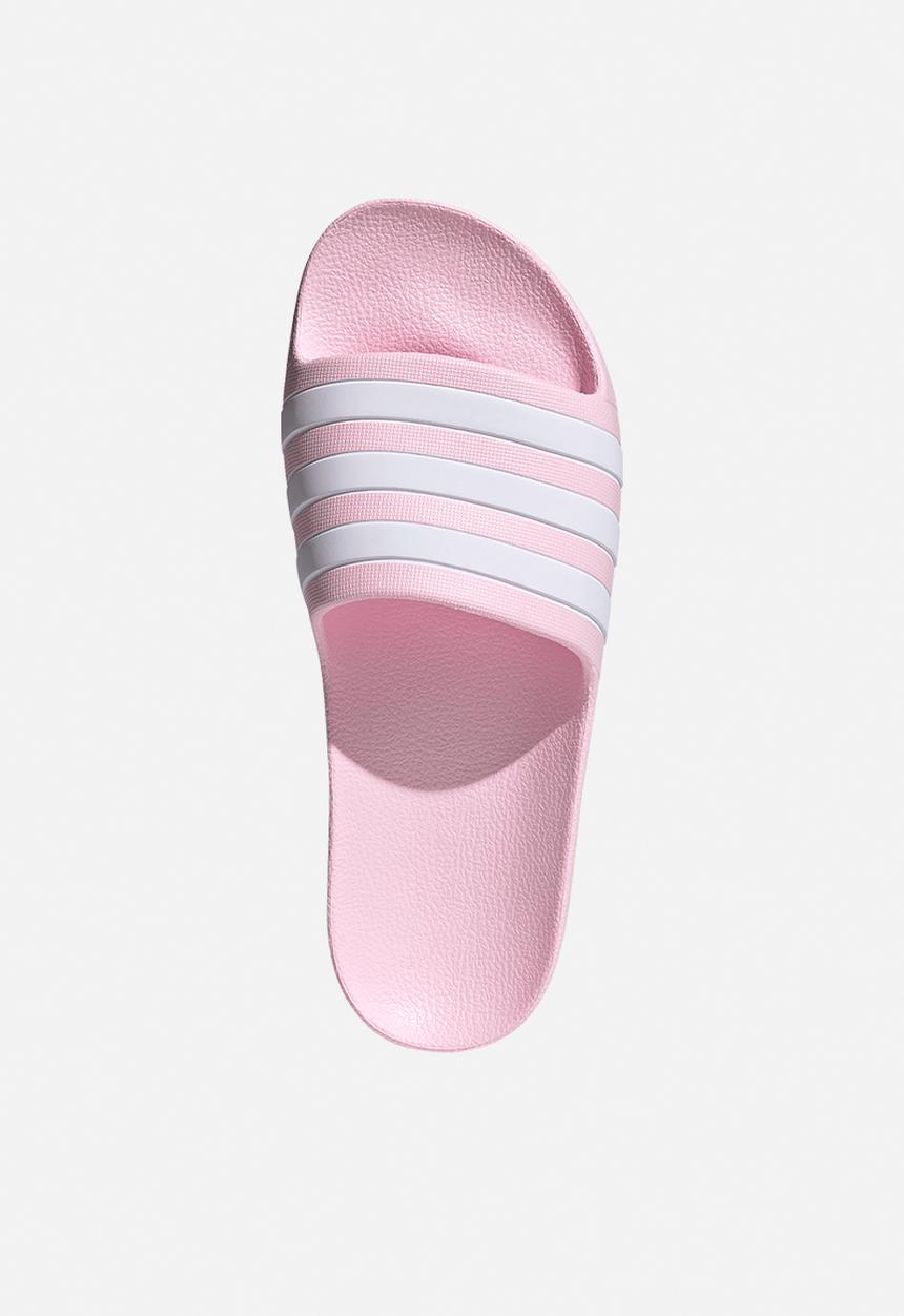 adidas Performance - Adilette Aqua K - Clear Pink / Cloud White / Clear Pink