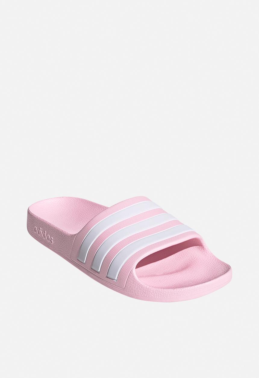 adidas Performance - Adilette Aqua K - Clear Pink / Cloud White / Clear Pink