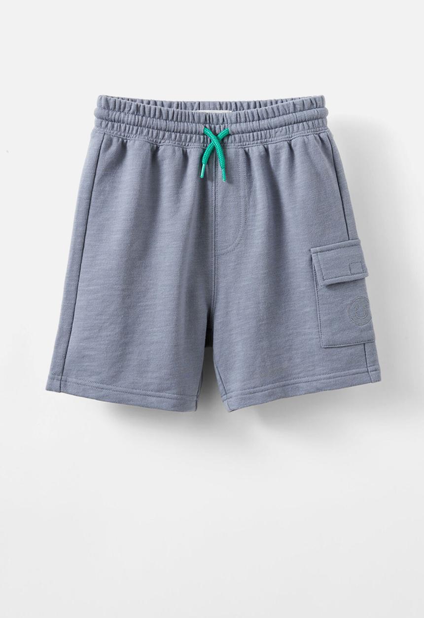 Cotton On - Henry Slouch Short - Steel/Cargo Pocket