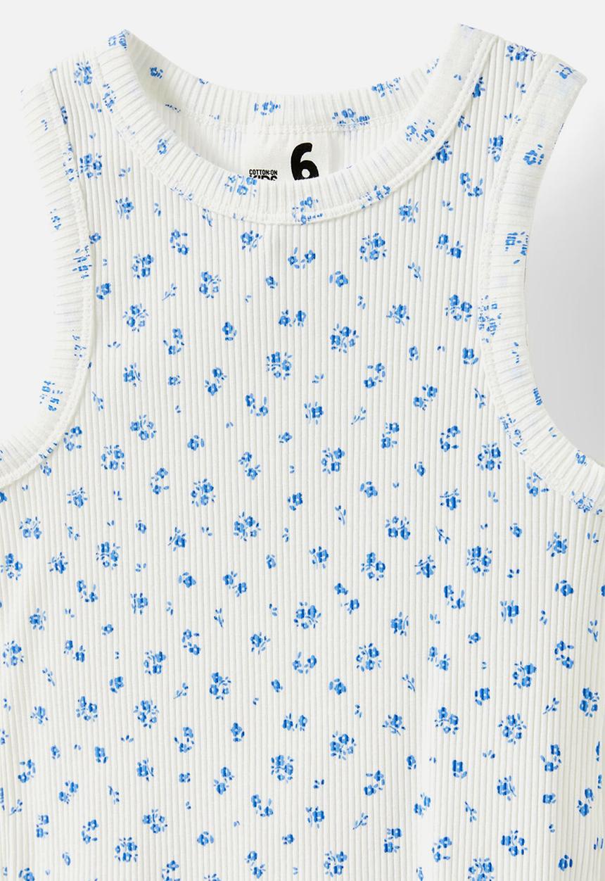 Cotton On - Eleanor tank - vanilla/edith ditsy