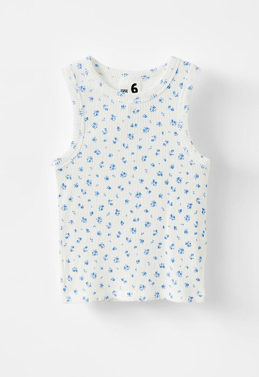 Cotton On - Eleanor tank - vanilla/edith ditsy