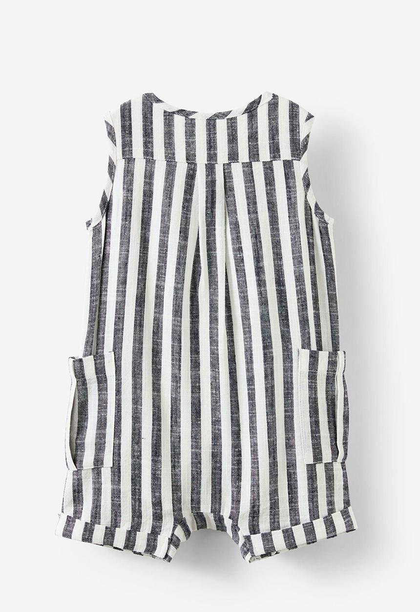 Cotton On - Jacob sleeveless playsuit - navy ink/bold stripe