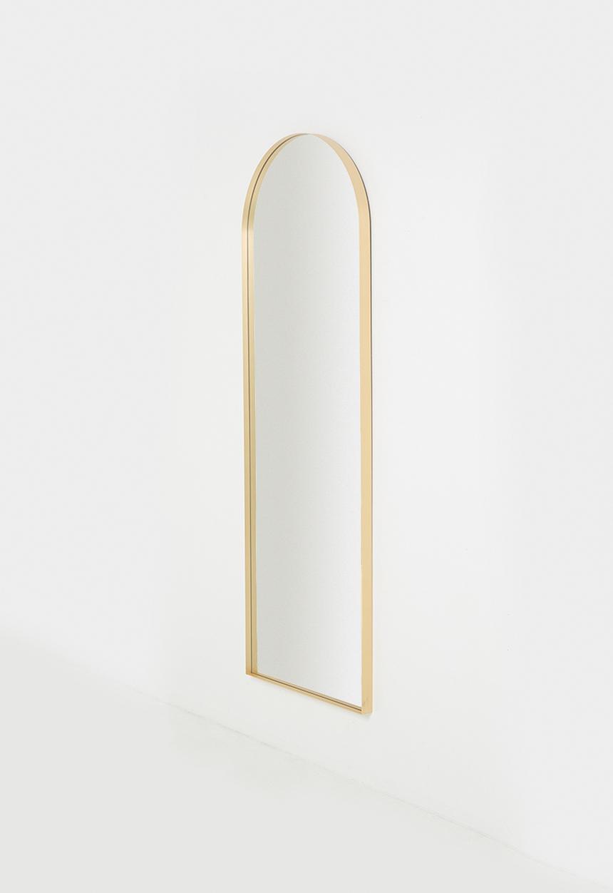 Sixth Floor - Arch Frame Mirror - Brushed Gold