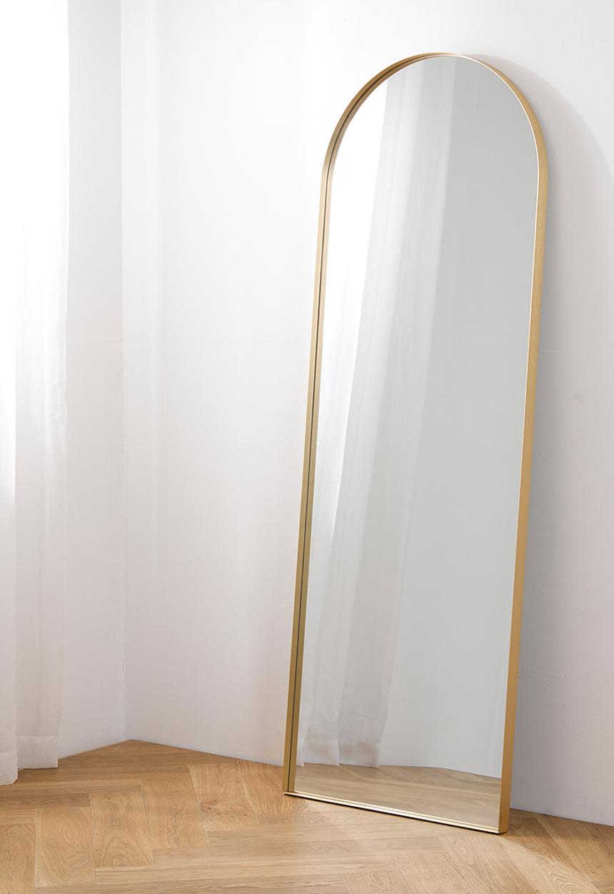 Sixth Floor - Arch Frame Mirror - Brushed Gold