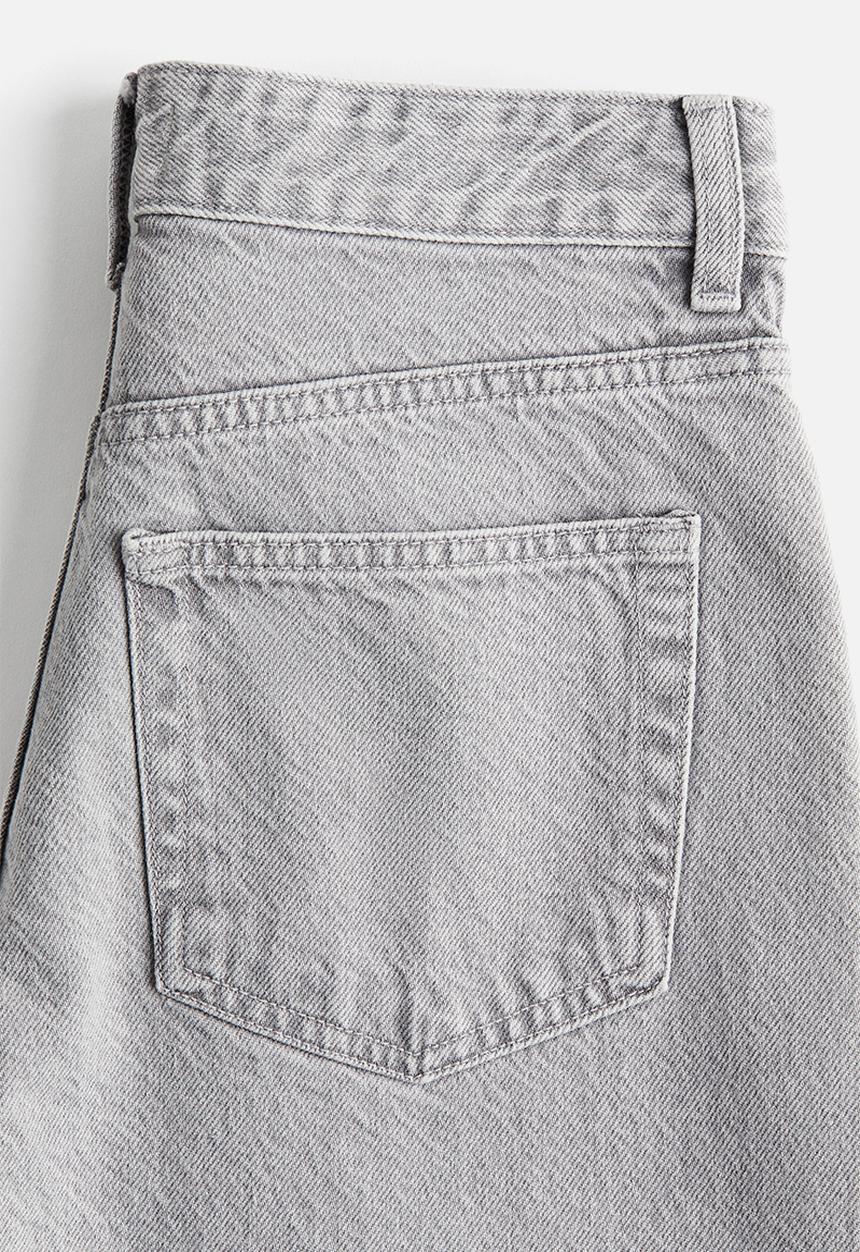 H&M - Wide jeans - light denim grey