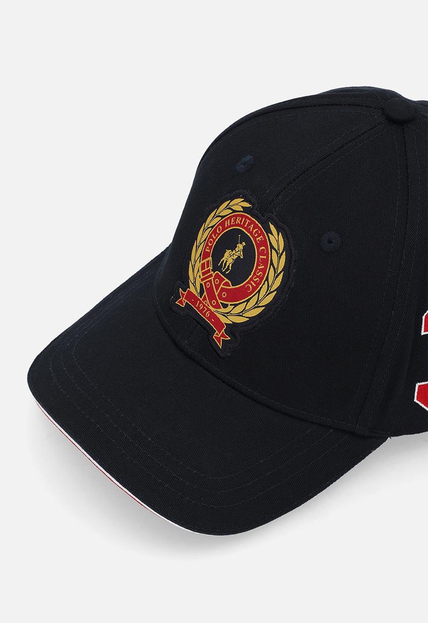 POLO - 6 Panel Crest Equestrian Peak - Navy
