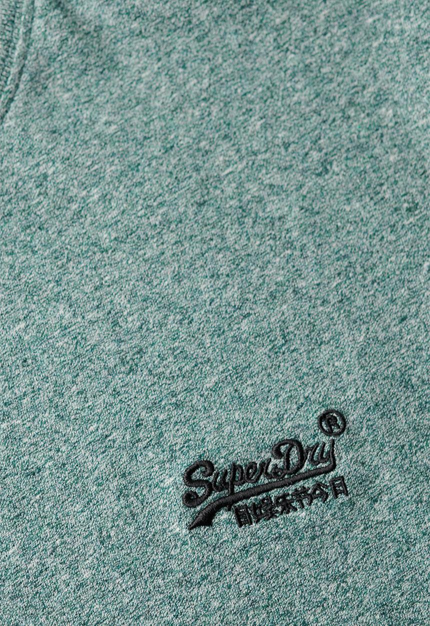 Superdry. - Essential Logo Emb Tee - Mid Pine Green Grit