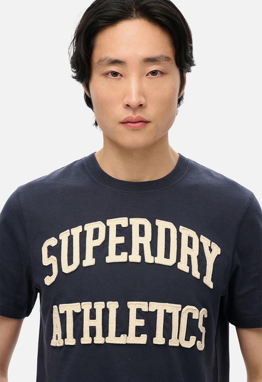 Superdry. - Vintage Athletic T-shirt - Eclipse Navy/Ecru