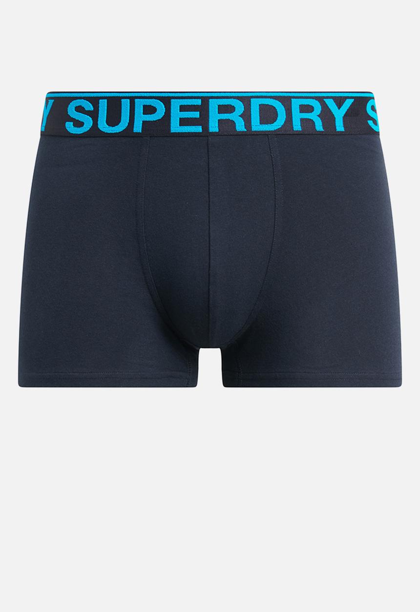 Superdry. - Trunk Triple Pack - Eclipse Navy/Neon