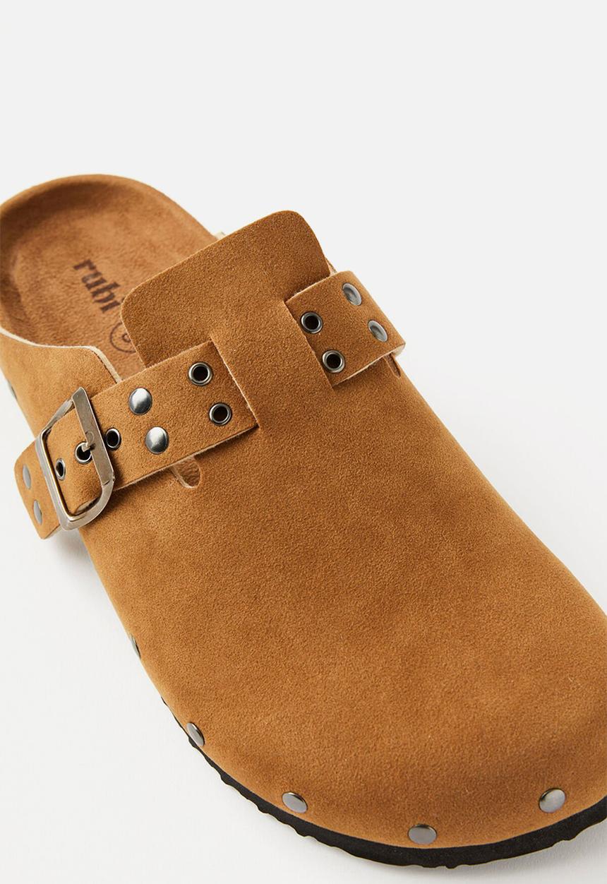 Cotton On - Rex buckle mule - dessert tan stud