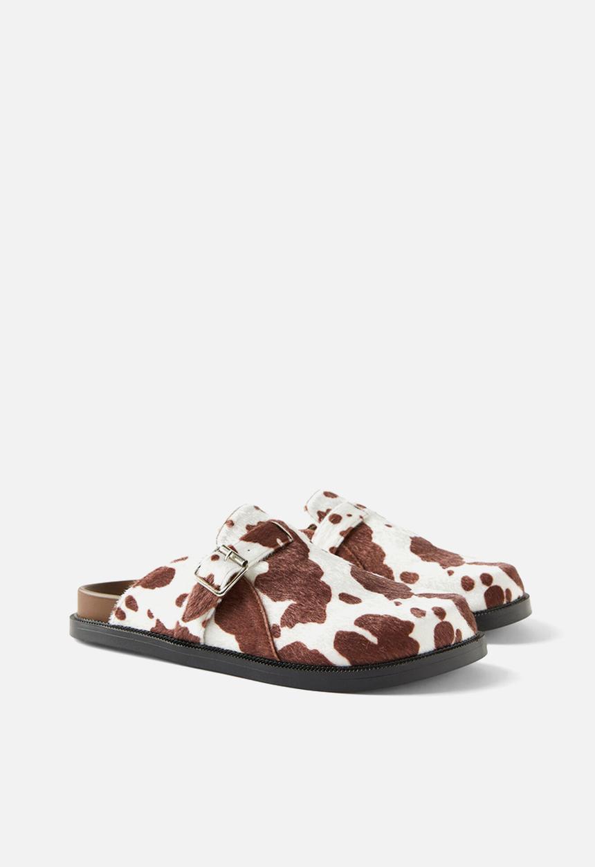 Cotton On - Rae mule - cow print