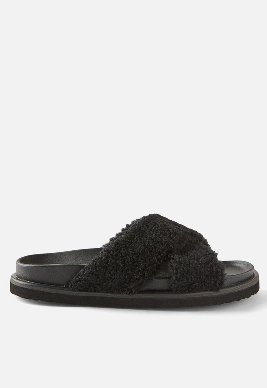 Cotton On - Elidy cosy sandal - black cosy