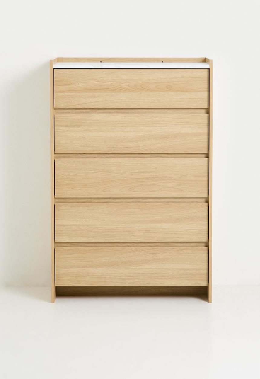Sixth Floor - Hazel 5 chest drawer - natural