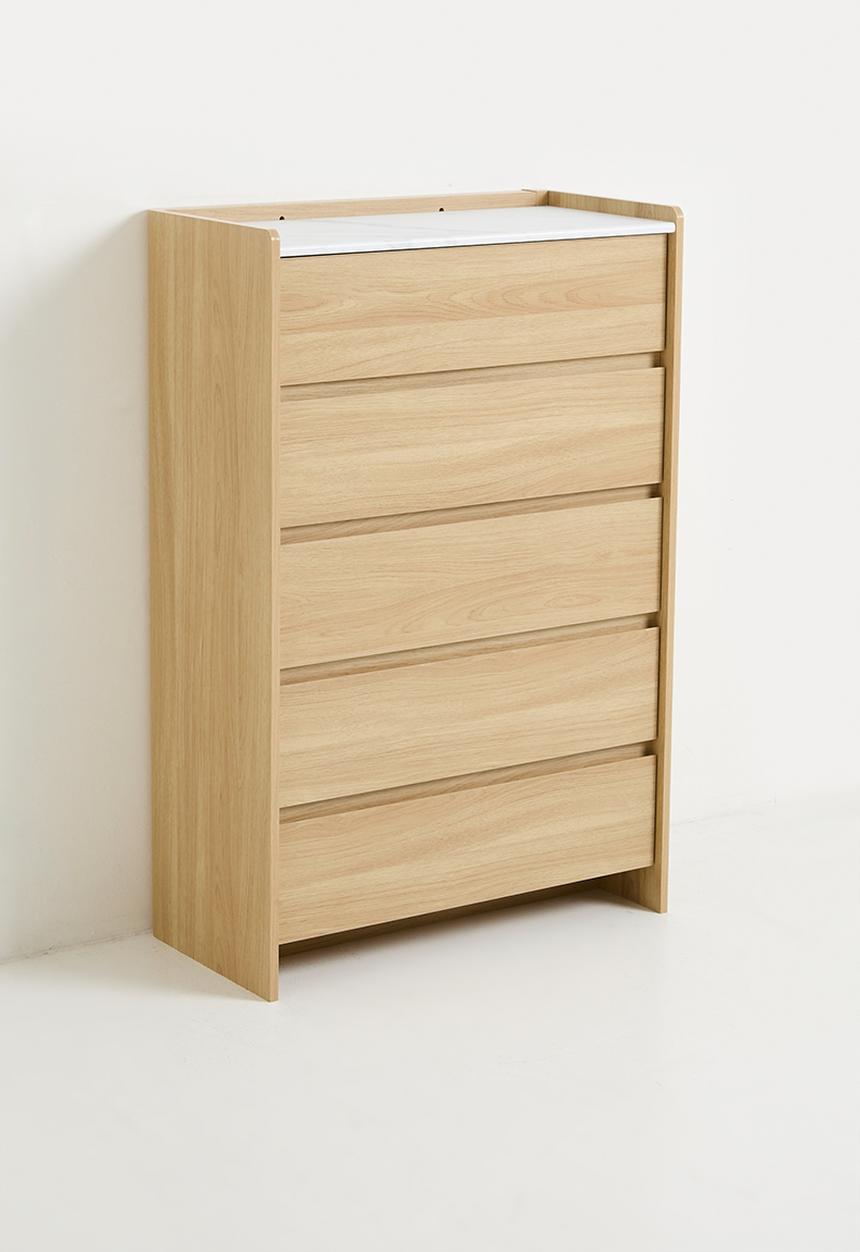 Sixth Floor - Hazel 5 chest drawer - natural