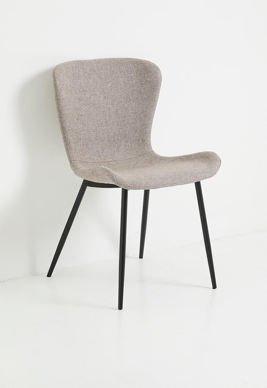 Sixth Floor - Grey dining chair set of 2 - beige