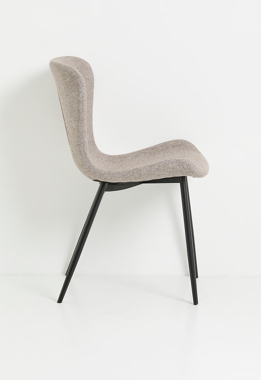 Sixth Floor - Grey dining chair set of 2 - beige