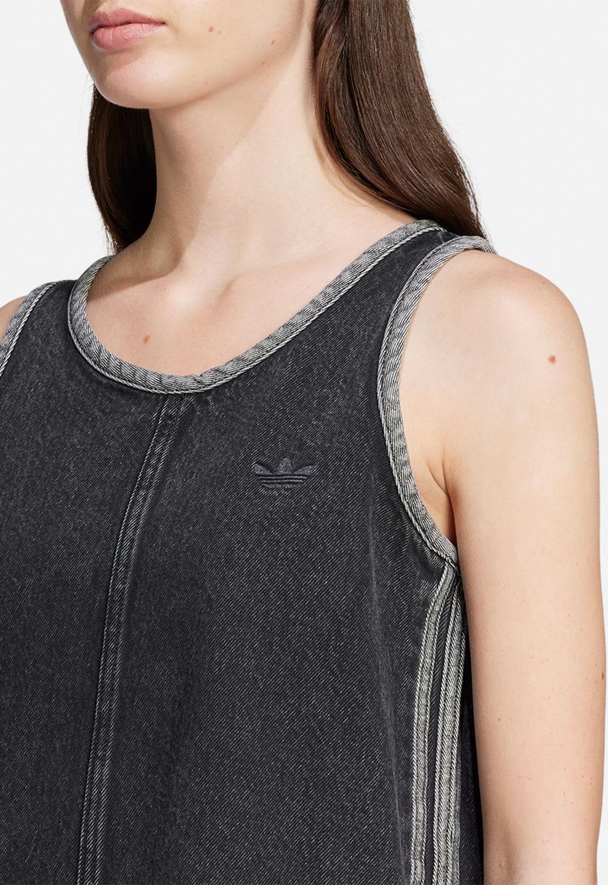 adidas Originals - Denim 3S Dress - True Black Denim