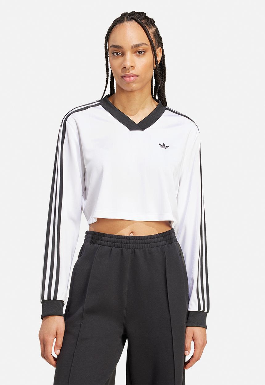 adidas Originals - Jacquard Long sleeve Top - White
