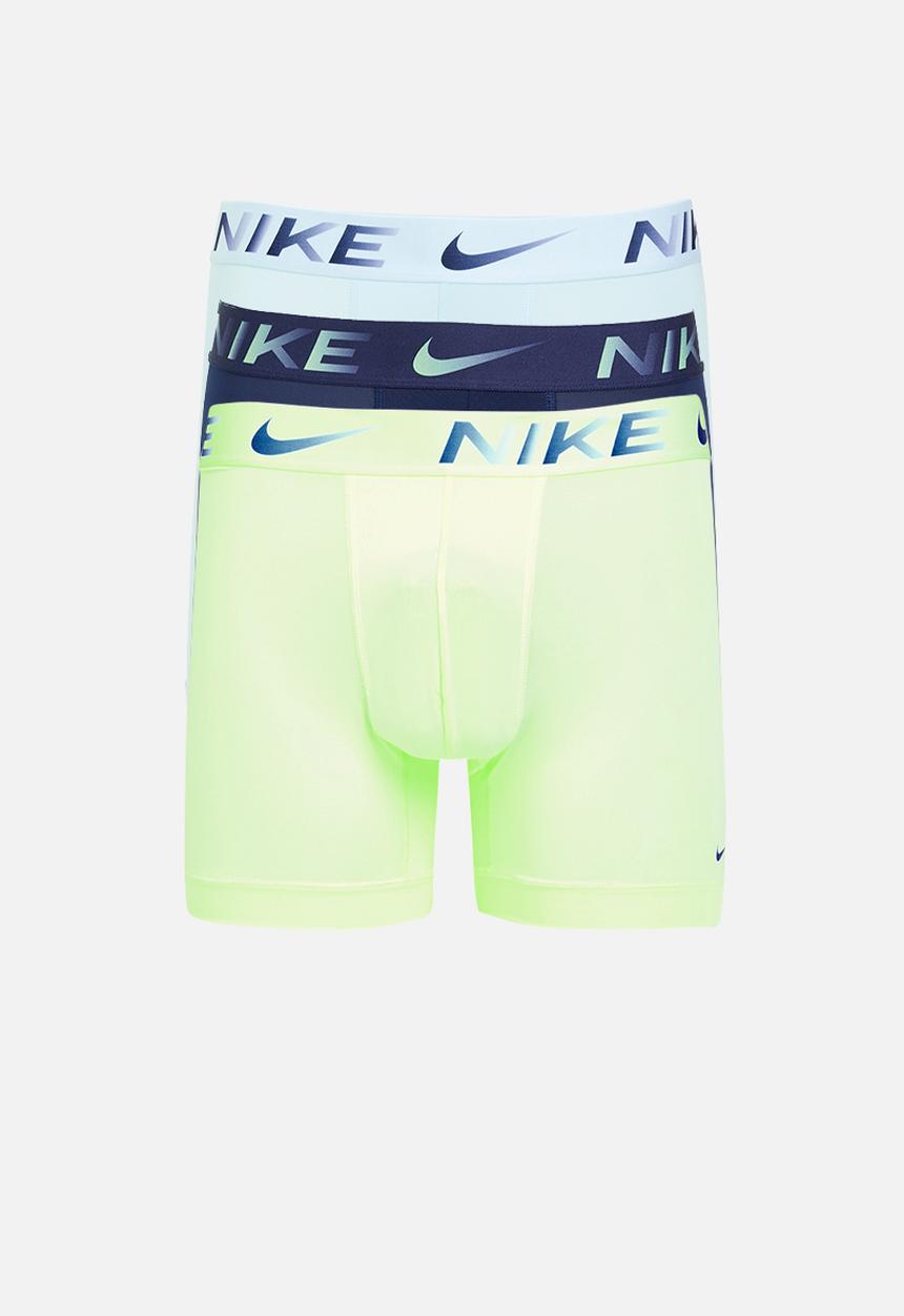 Nike - Dri-fit essential micro sport 3 pack boxer - barely volt/ glacier blue