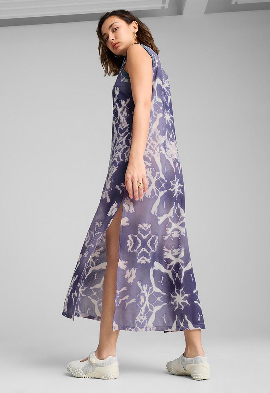 PUMA - Dare To Mesh Aop Column Dress - Cool Weather-Aop