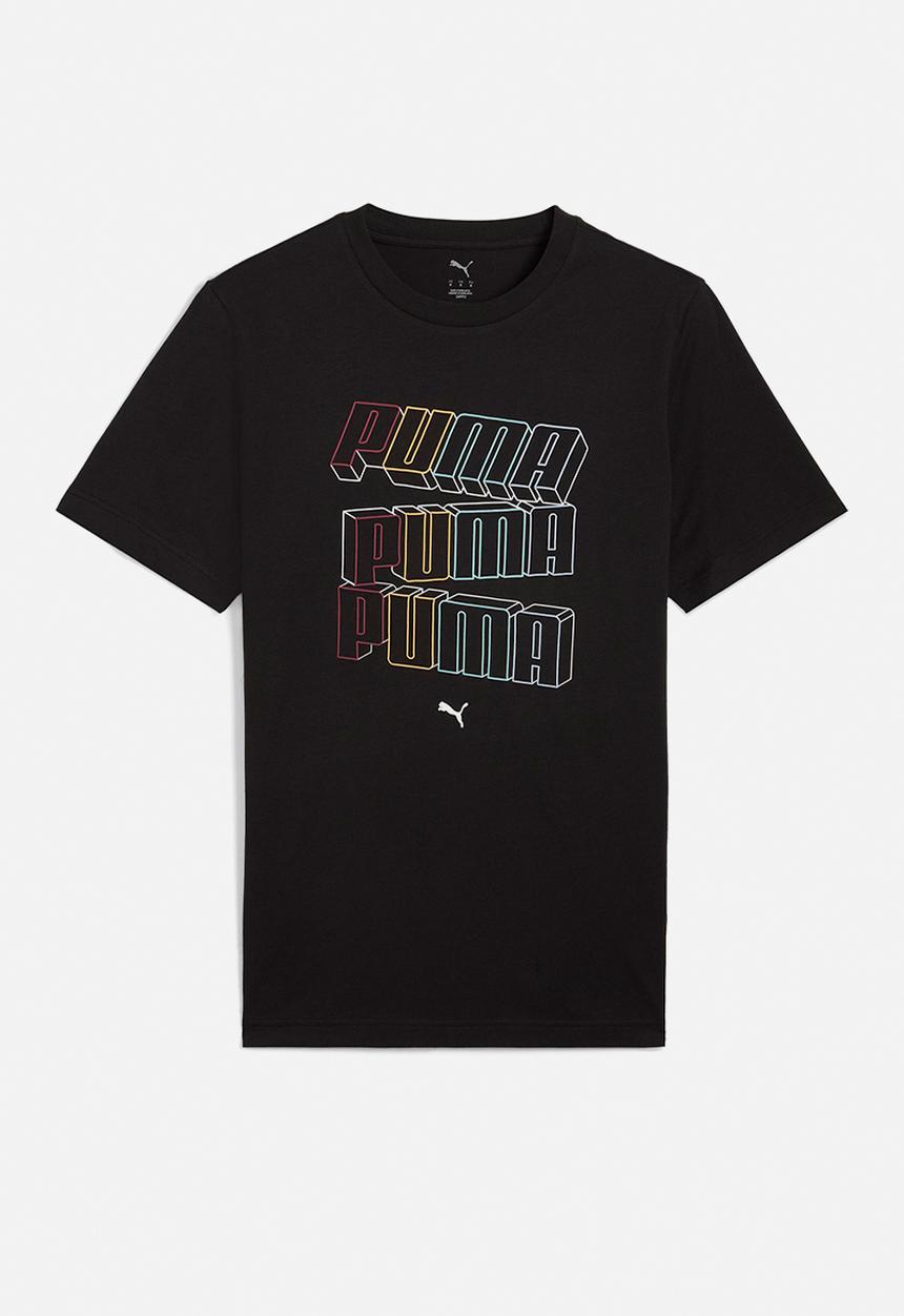 PUMA - Ess logo lab hog tee m puma black