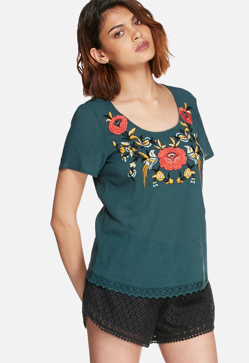 Vero Moda - Senorita embroidered top