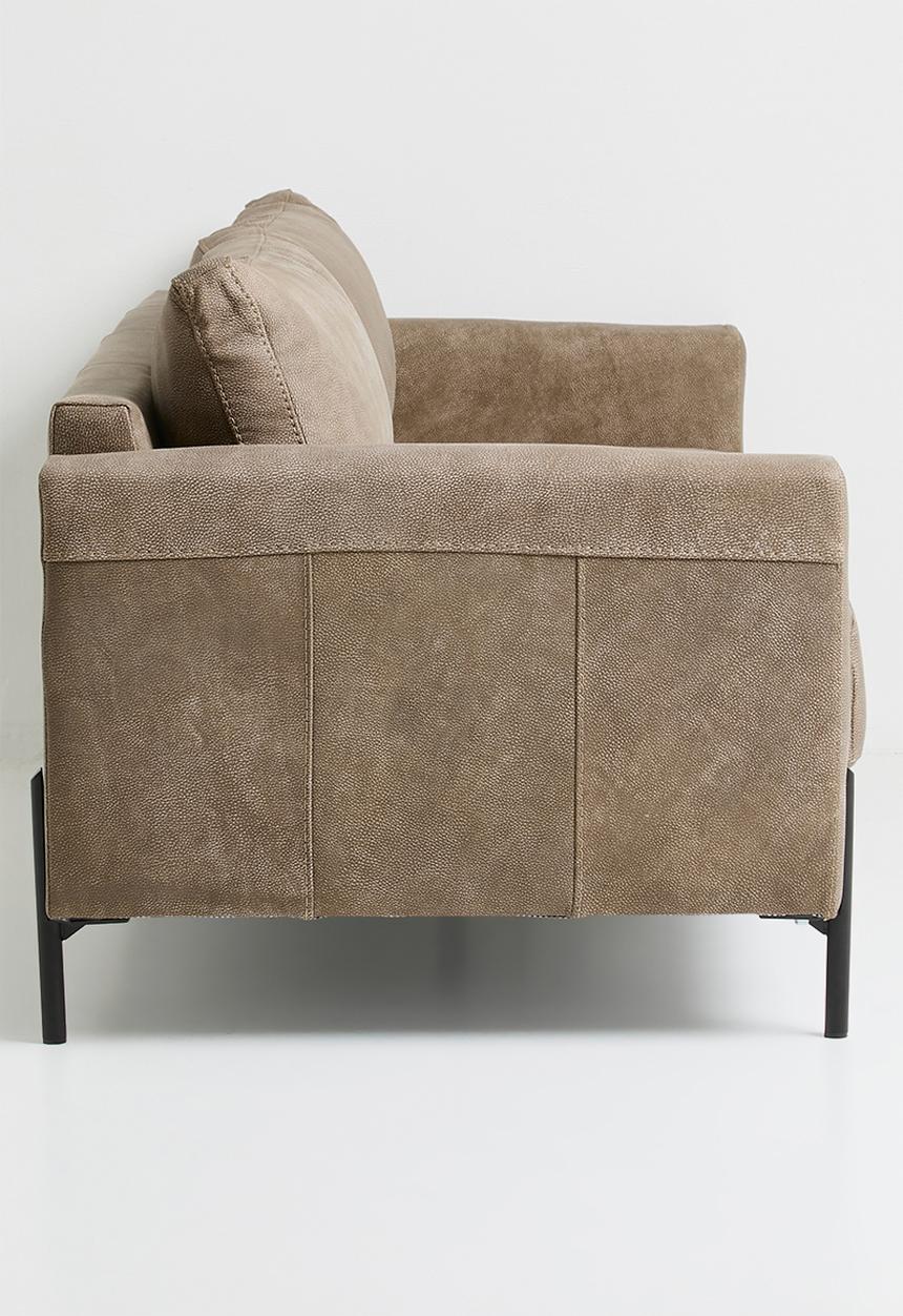 Sixth Floor - Hadley genuine leather sofa - slate