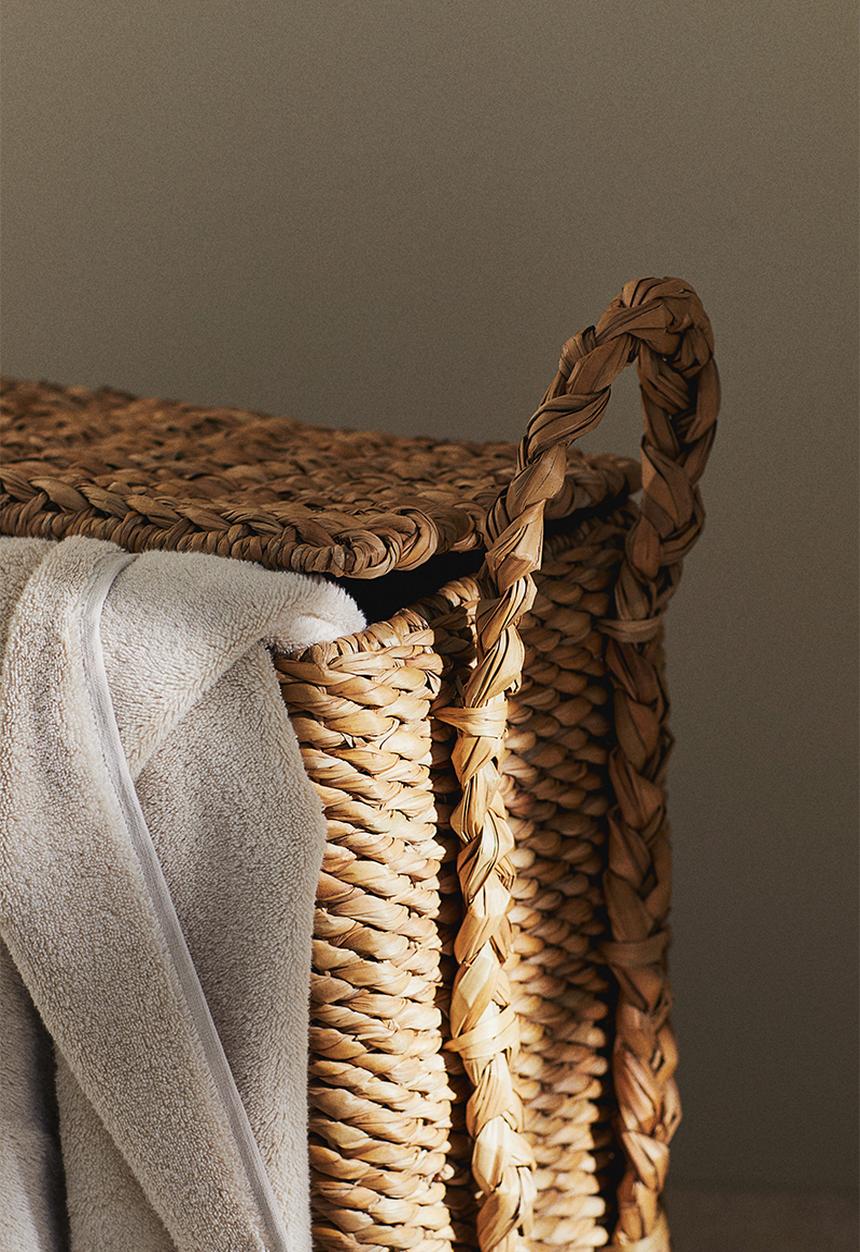 H&M - Seagrass laundry basket - beige