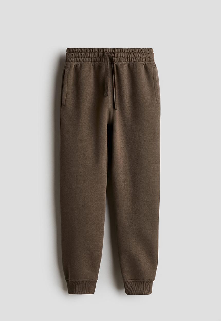 H&M - Cotton sweatshirt joggers - brown