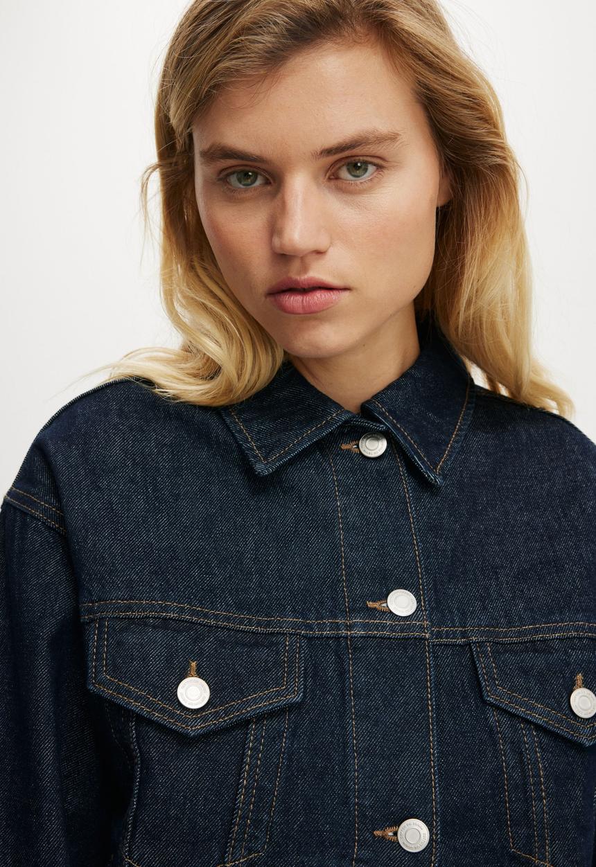 Cotton On - Denim jacket - shutter blue