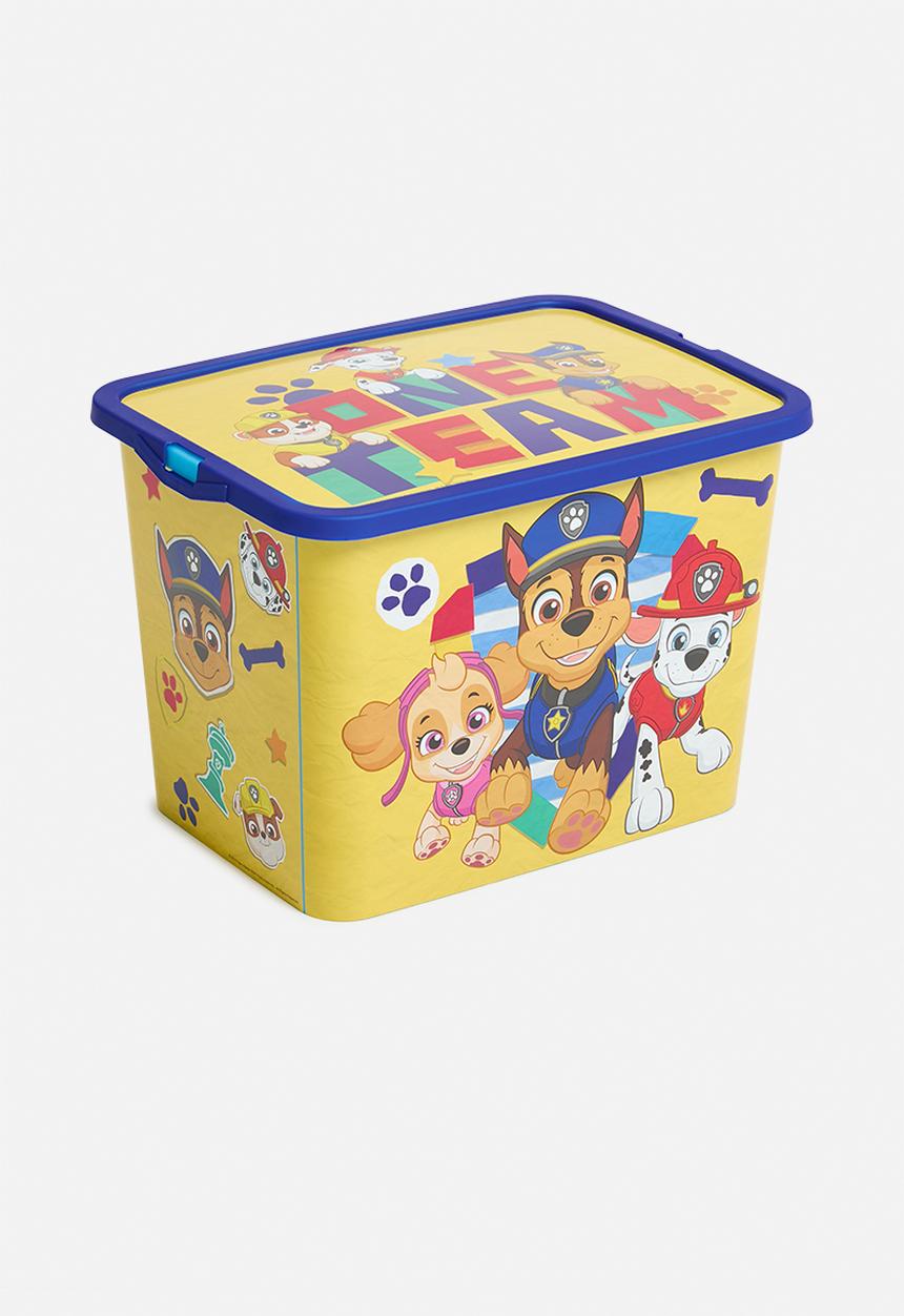Disney - Paw Patrol storage click box - Yellow
