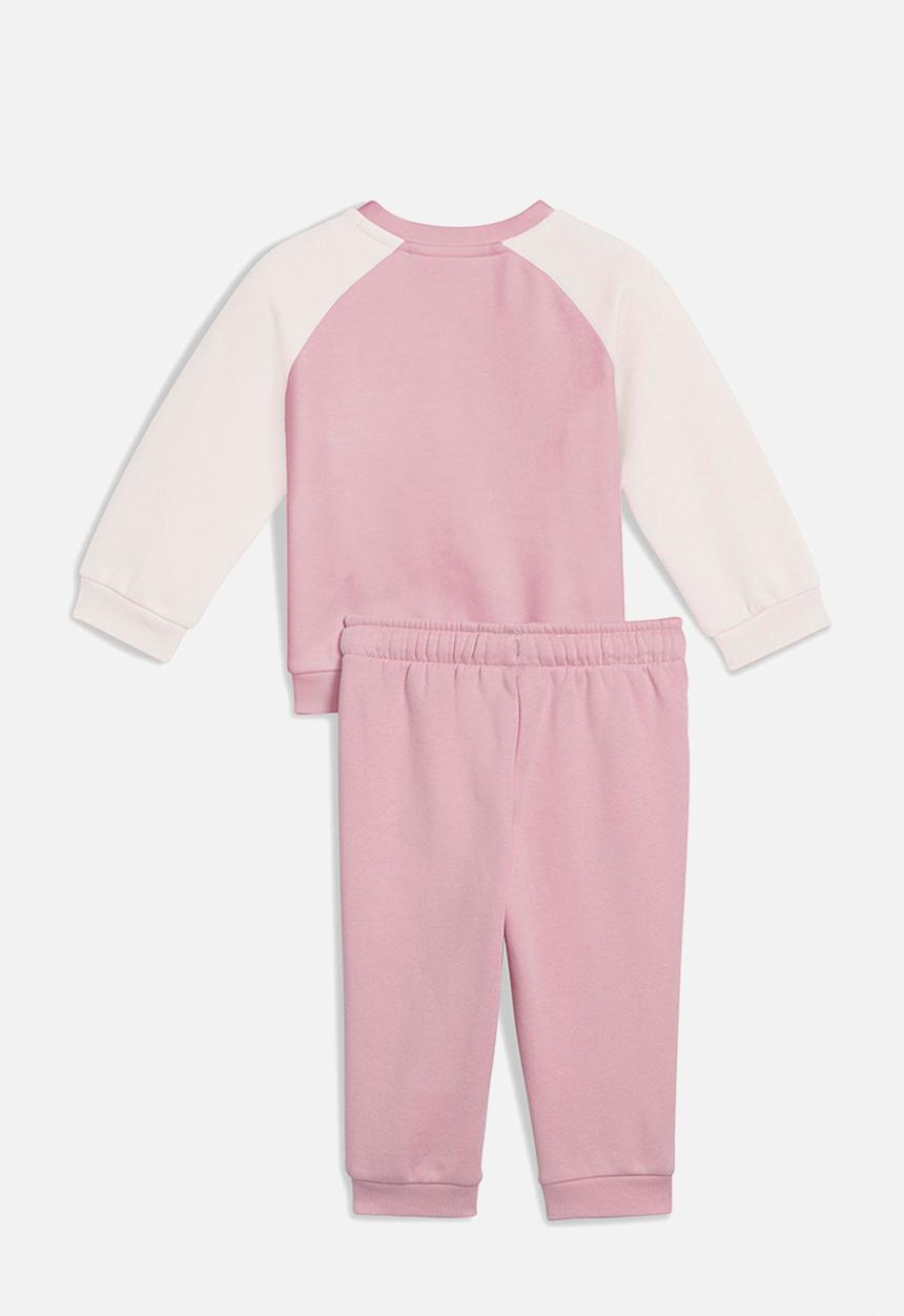 PUMA - Minicats Ess Raglan Crew Set Fl Inf - Poised Pink