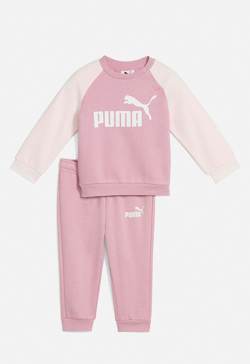 PUMA - Minicats Ess Raglan Crew Set Fl Inf - Poised Pink