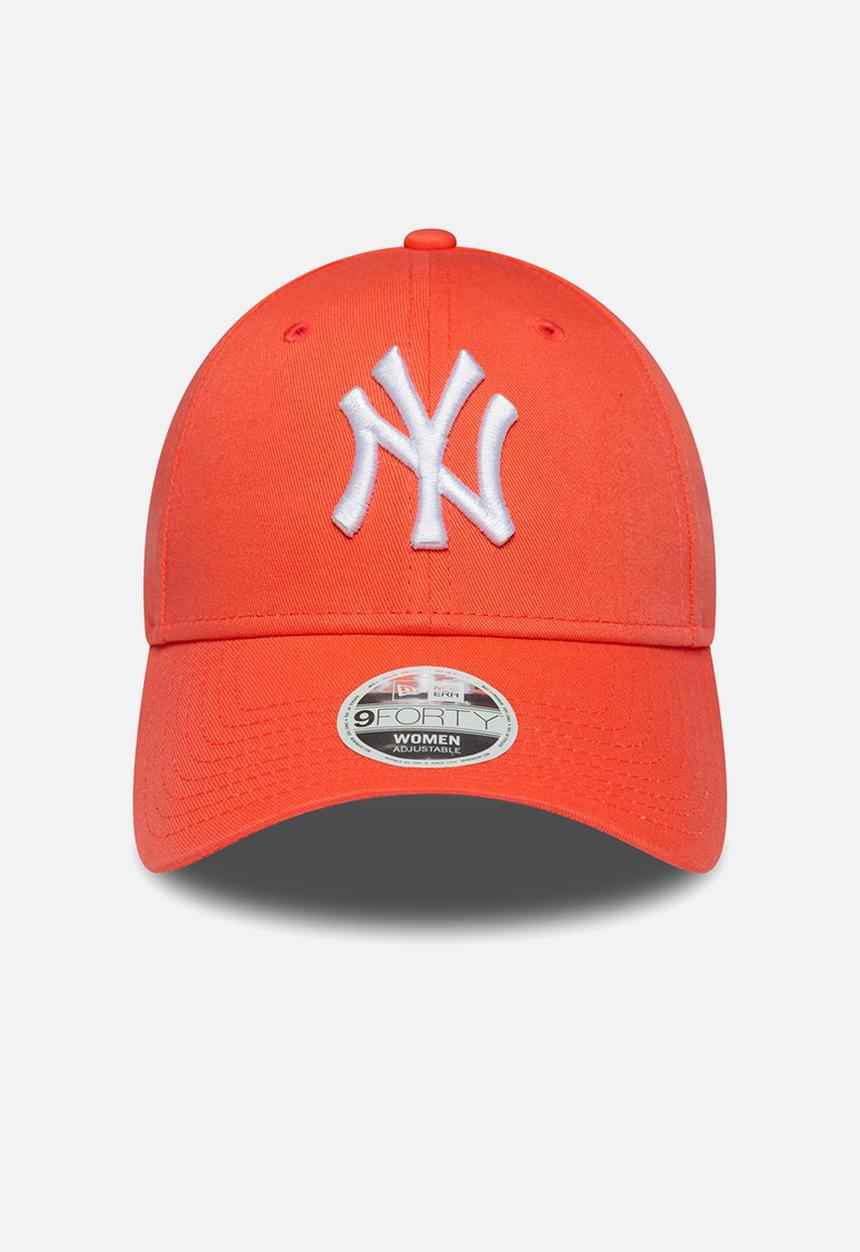 New Era - League Essential 9Forty® New York Yankees - orange/white