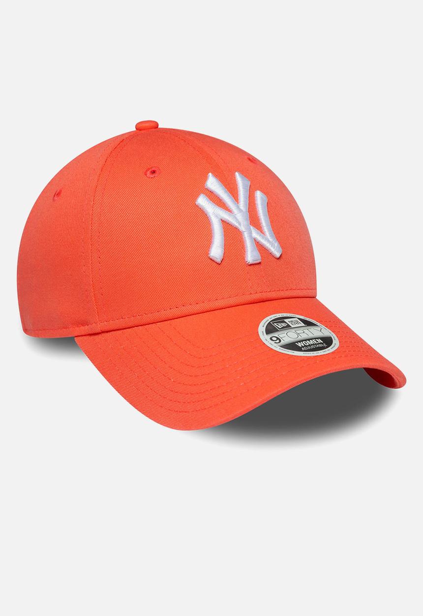 New Era - League Essential 9Forty® New York Yankees - orange/white