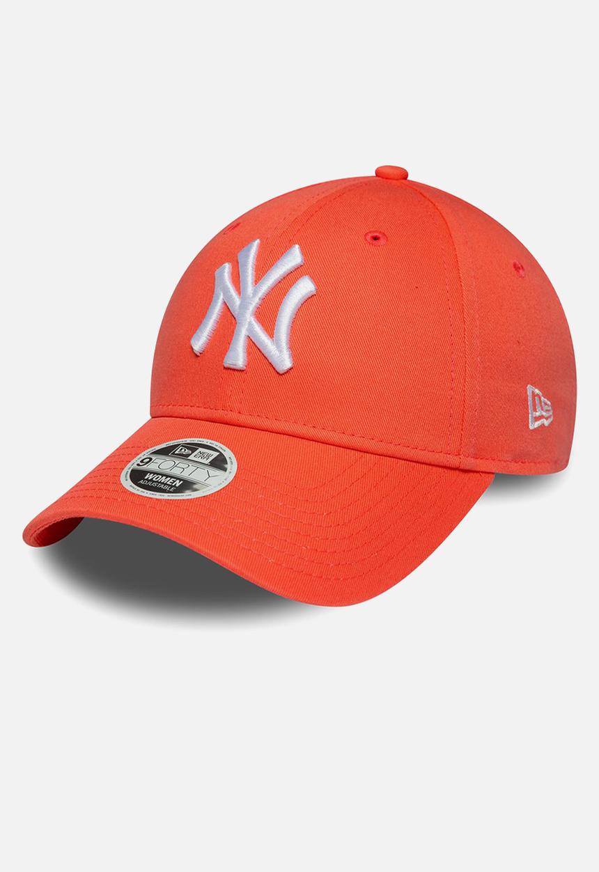 New Era - League Essential 9Forty® New York Yankees - orange/white