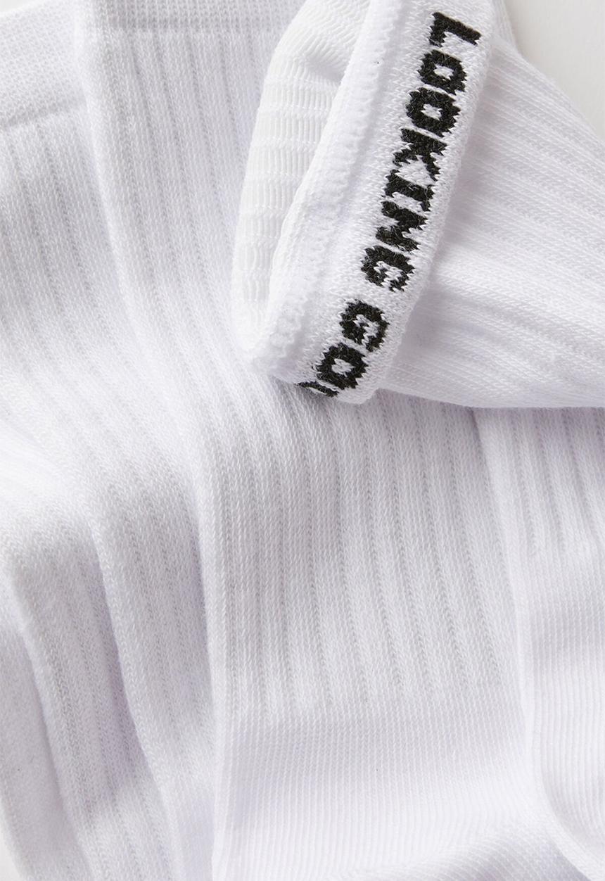 Rubi - 5Pk Crew Sock - White