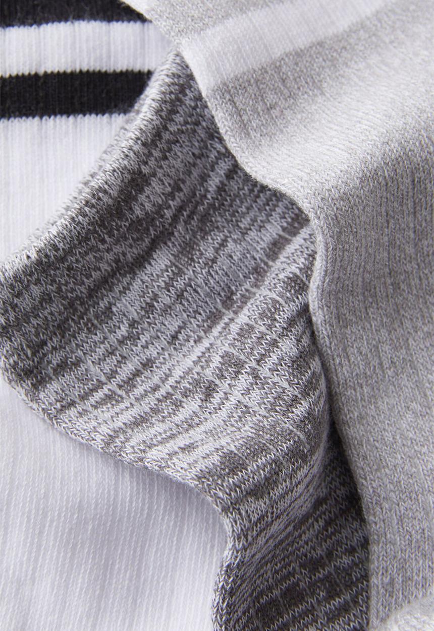 Cotton On - Body Crew Socks 3Pk/Greyscale