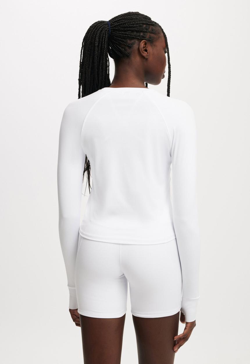 Cotton On - Active Workout Long sleeve - White