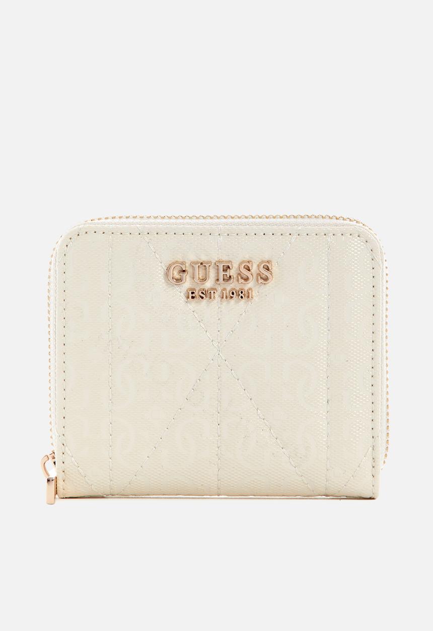 GUESS - Aldina zip around purse-cream