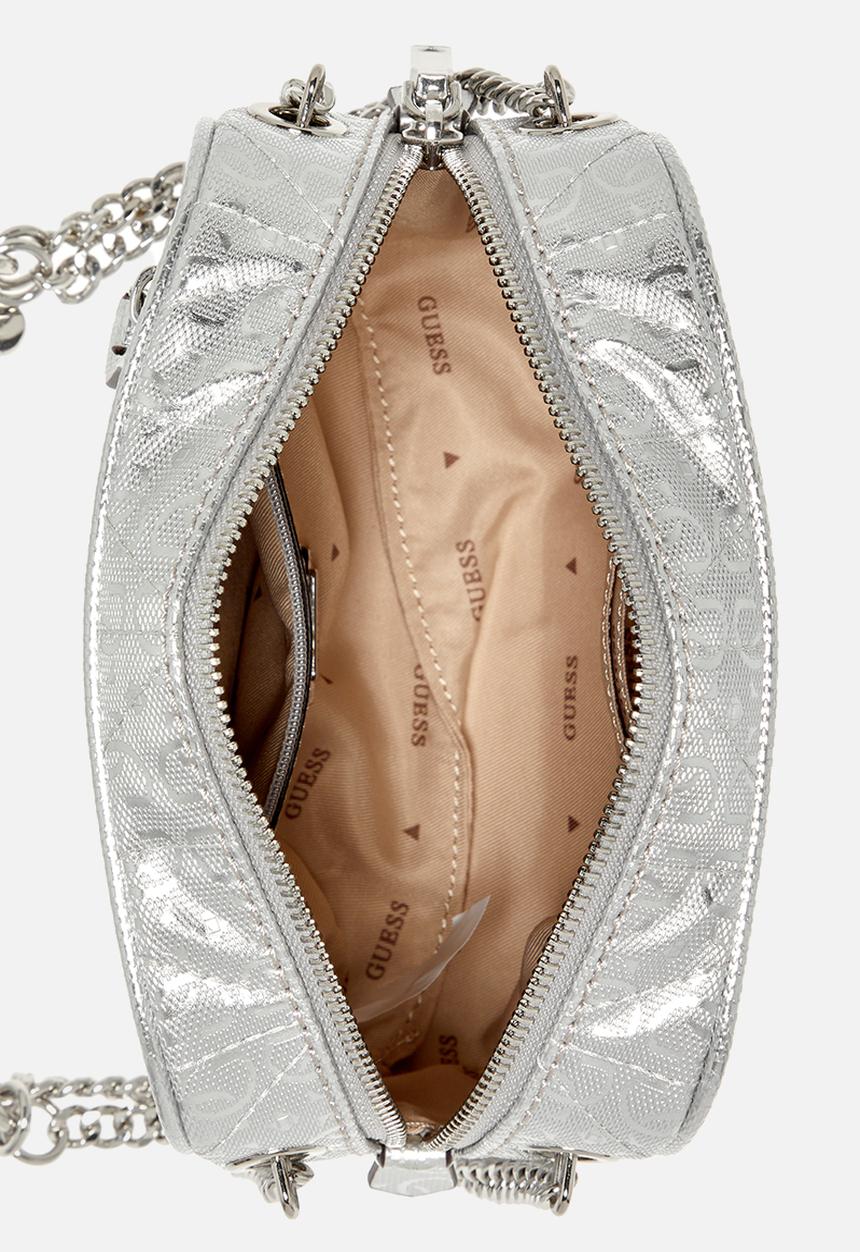 GUESS - Aldina camera crossbody-silver