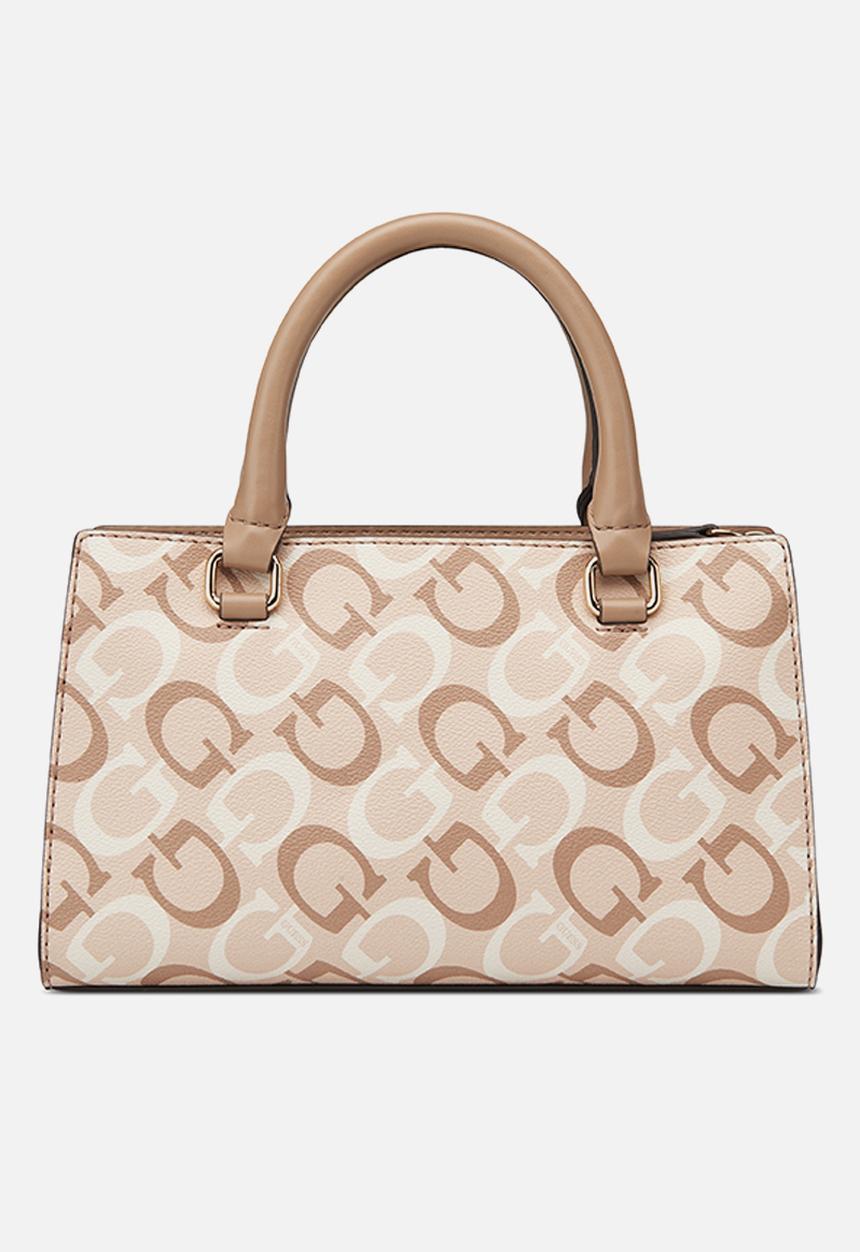 GUESS - Bandera satchel-beige