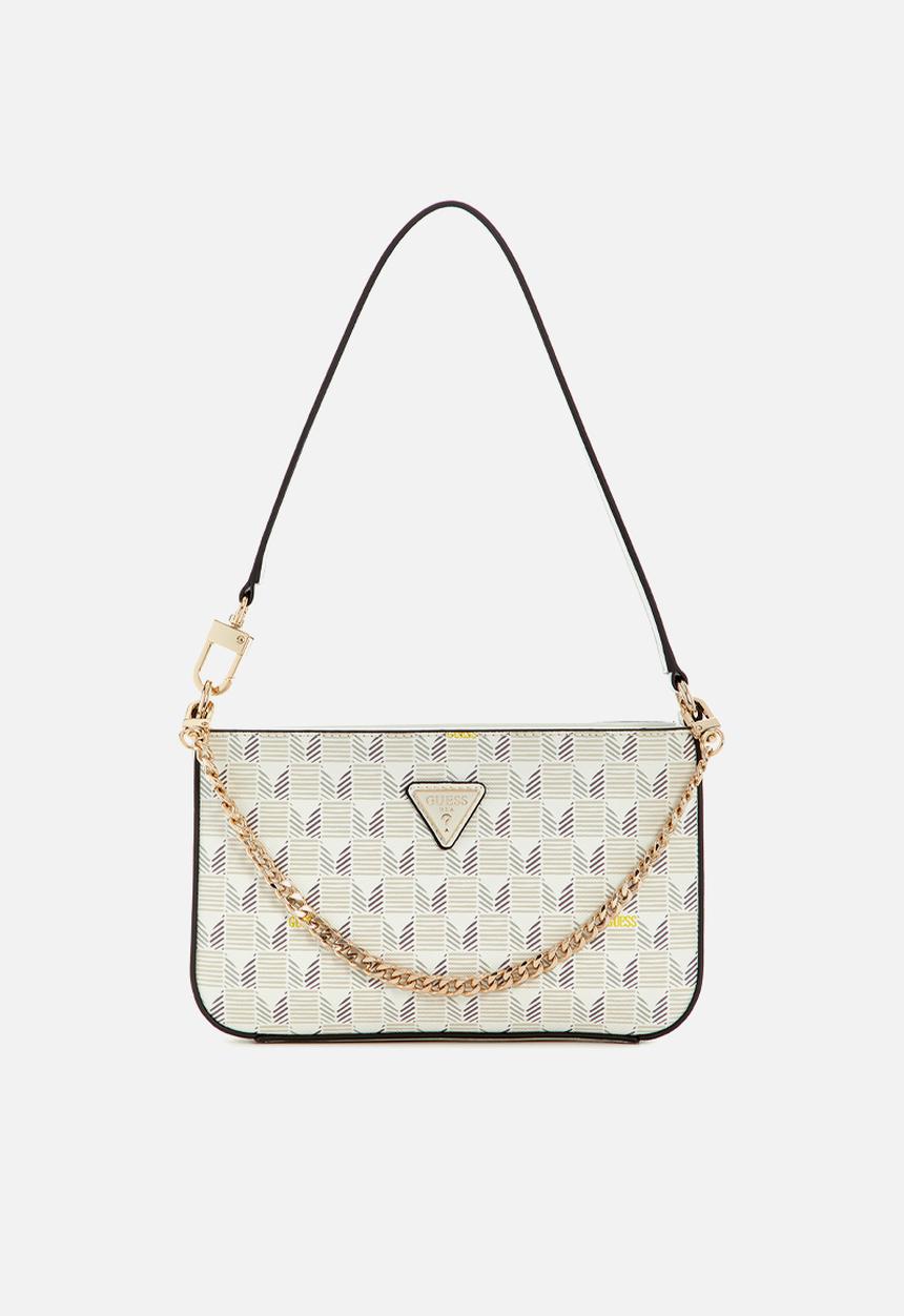 GUESS - G Wave shoulder bag - cream