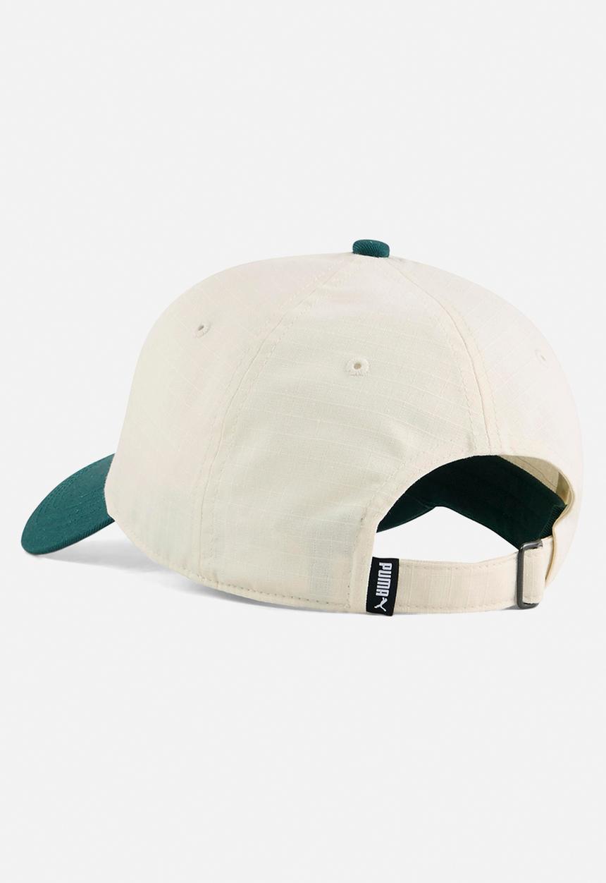 PUMA - Ess No 1 Logo Dad Cap - Alpine Snow-Dark Myrtle