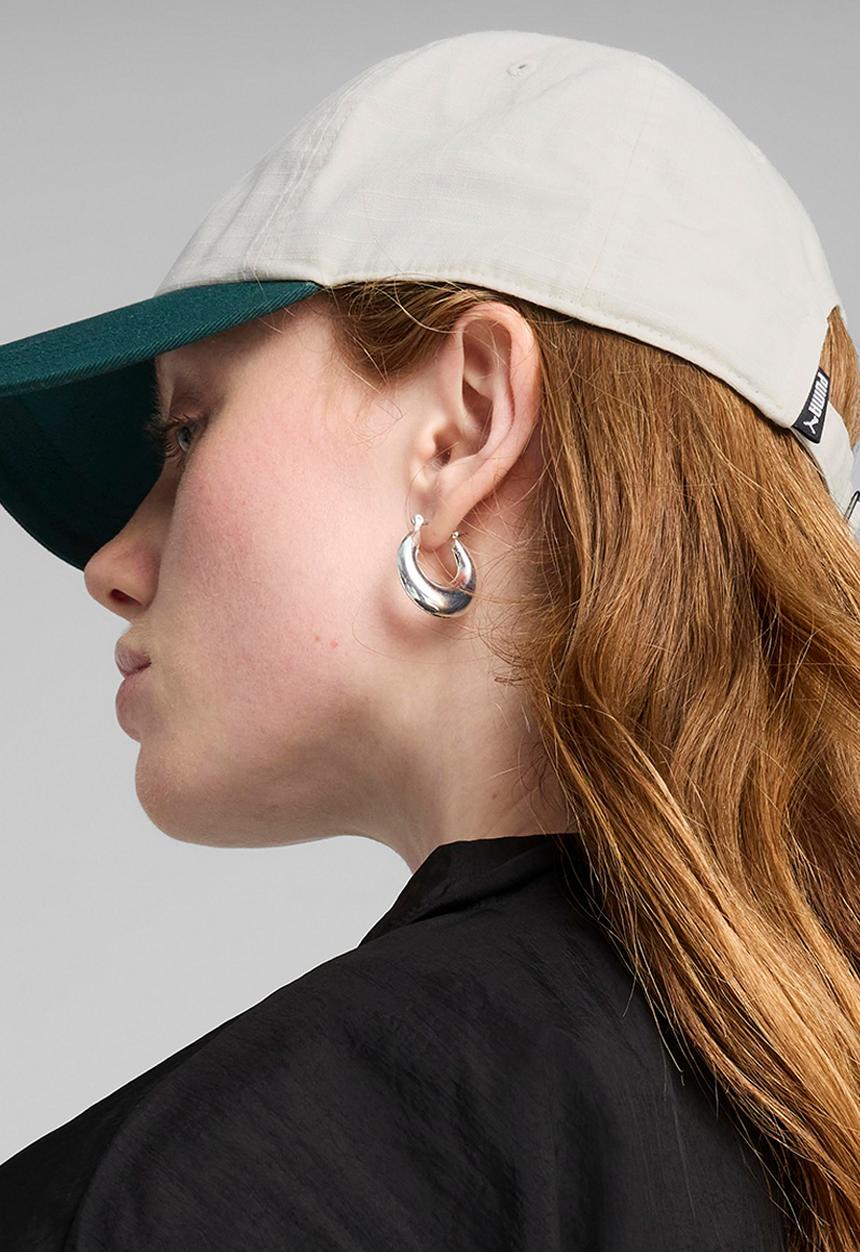 PUMA - Ess No 1 Logo Dad Cap - Alpine Snow-Dark Myrtle