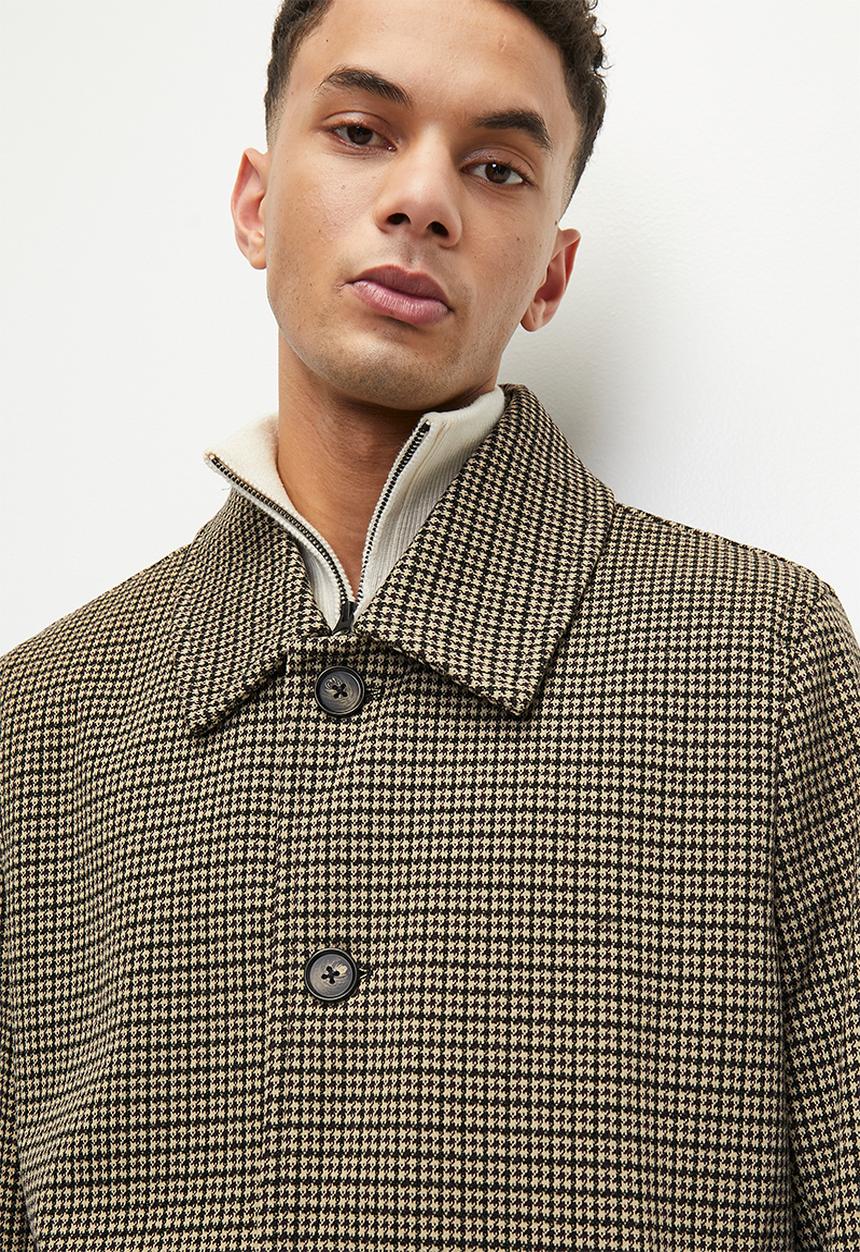 Trench Coat - Houndstooth Check