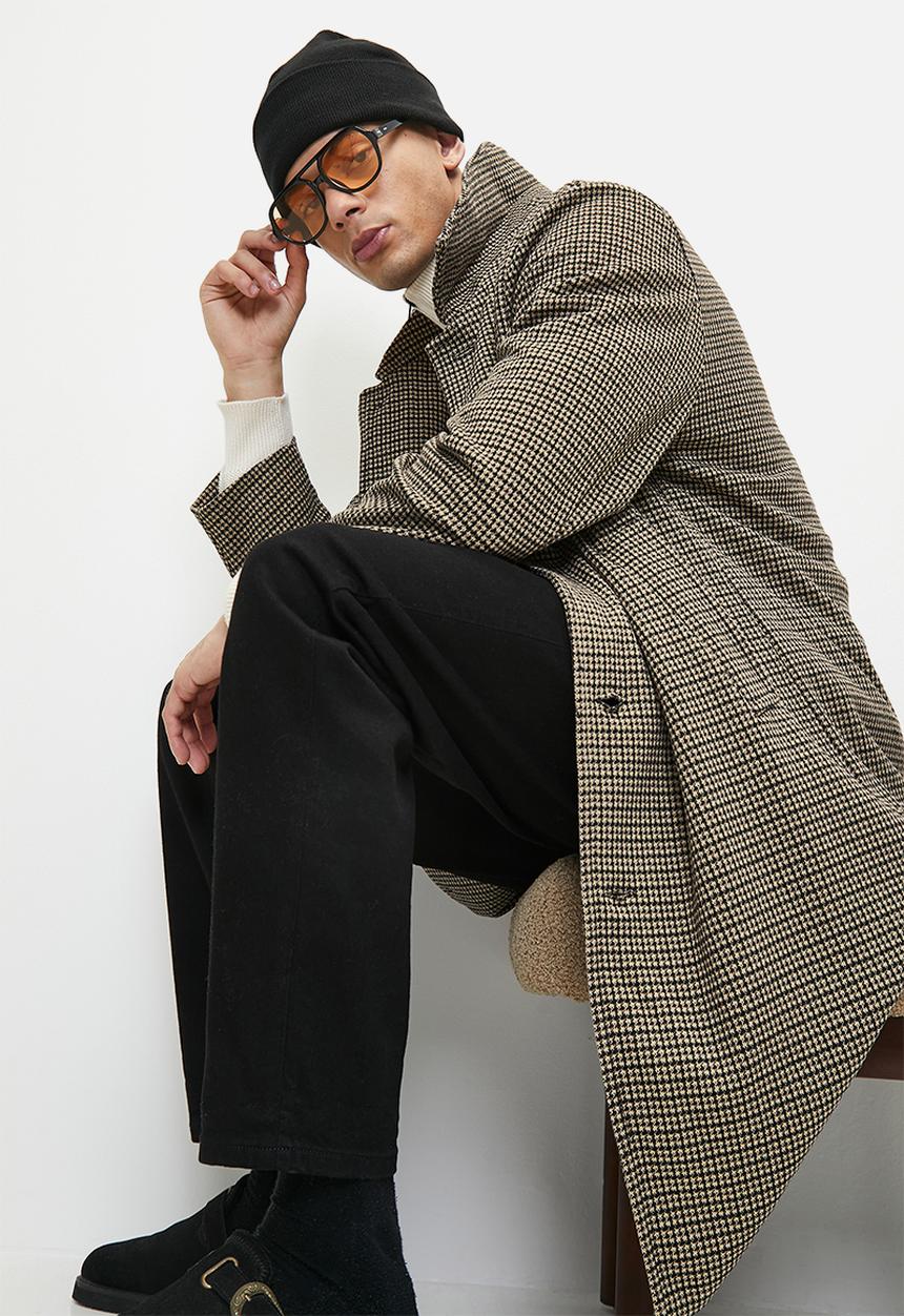 Cotton On - Trench Coat - Houndstooth Check